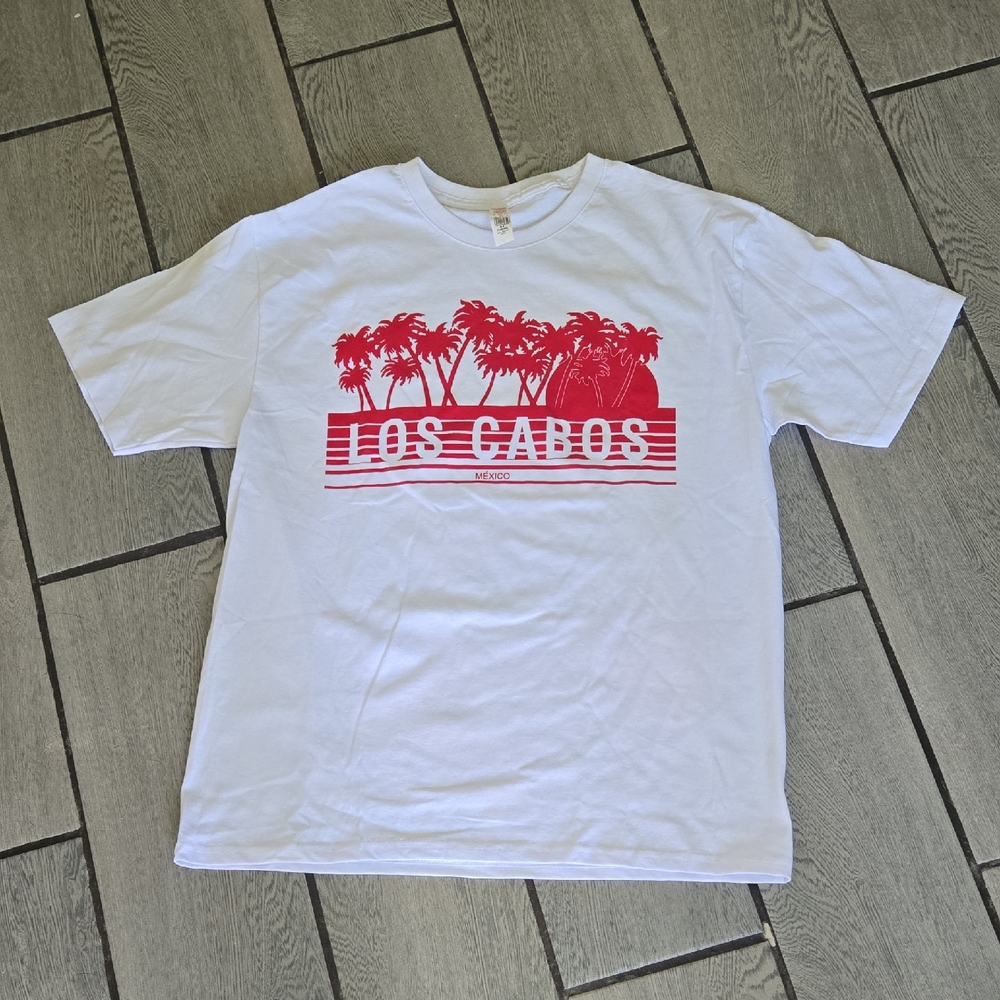 NWOT CABO SAN LUCAS‎ Graphic Tee-L T39
